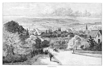 Parramatta, Nova Gales do Sul, Austrália, 1886. de Albert Henry Fullwood