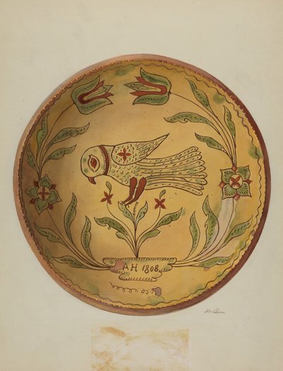 Pa. Placa de torta alemã, c. 1936. de Albert J. Levone