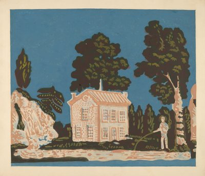 Papel de parede para Bandbox Covering, c. 1937. de Albert J. Levone