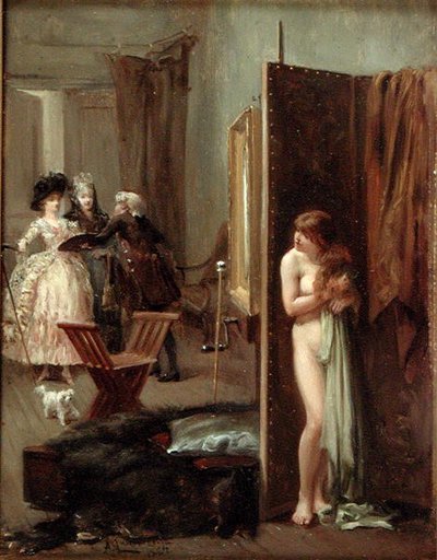 O Estúdio do Artista ou Visitantes Inesperados de Albert Jnr. Ludovici