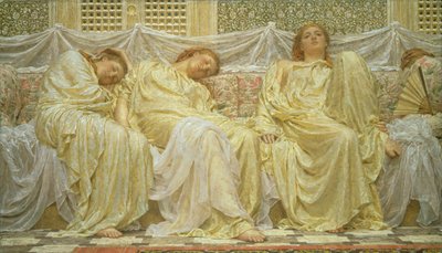 Sonhadores, 1882. de Albert Joseph Moore