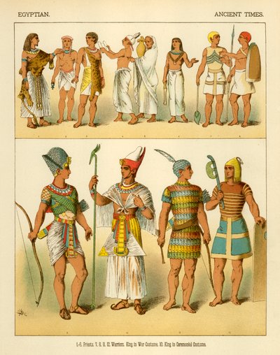 Trajes Egípcios de Albert Kretschmer