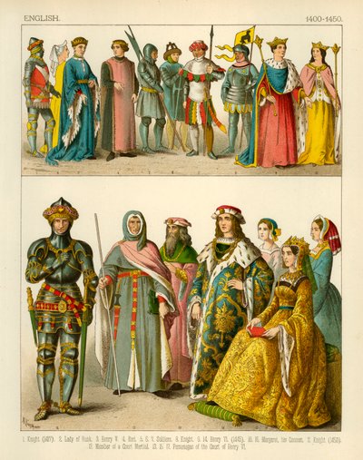 Traje Inglês 1400-1450 de Albert Kretschmer