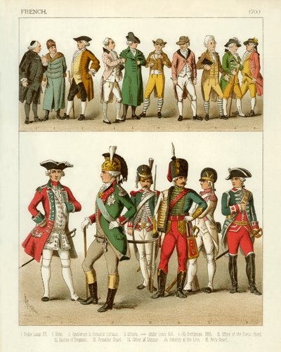 Traje Francês 1700 de Albert Kretschmer