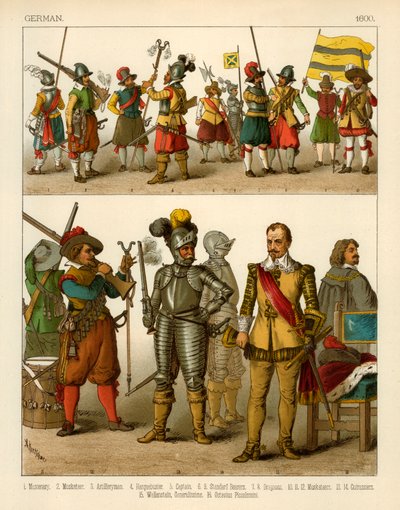 Trajes Alemães 1600 de Albert Kretschmer