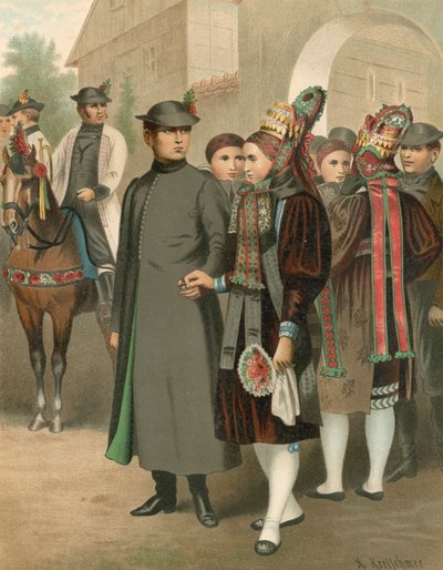 Traje alemão, Altenburg de Albert Kretschmer