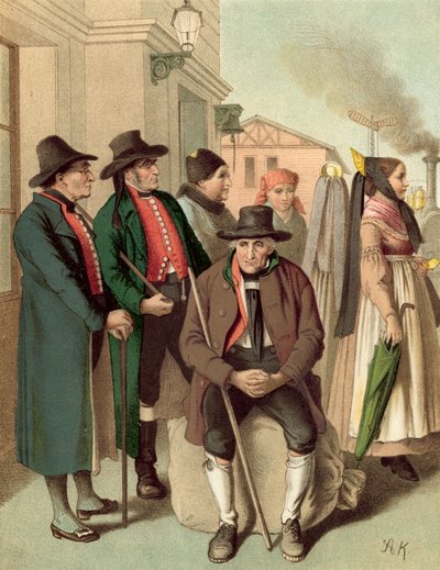 Traje alemão, Bayern de Albert Kretschmer