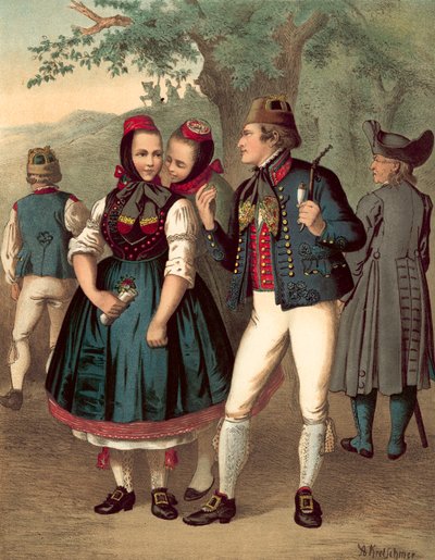 Traje alemão, Chur-Hesse e o Schwalm de Albert Kretschmer