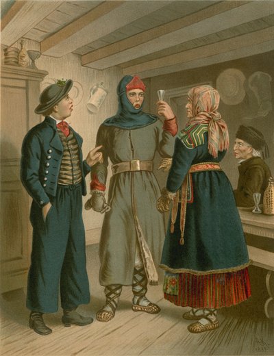 Traje alemão, Littauen de Albert Kretschmer