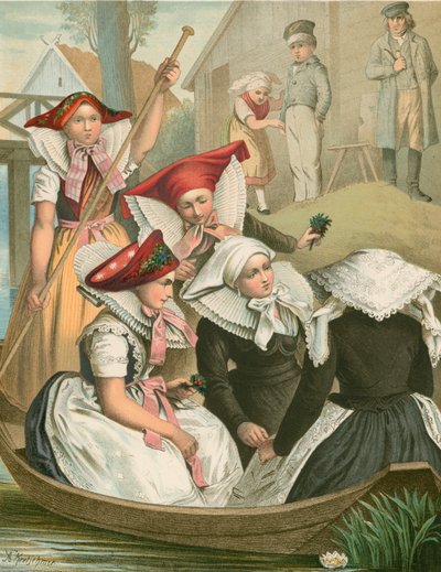 Traje alemão, Preussen, Spreewald de Albert Kretschmer