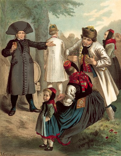 Traje alemão, Thur-Hesse e o Schwalm de Albert Kretschmer