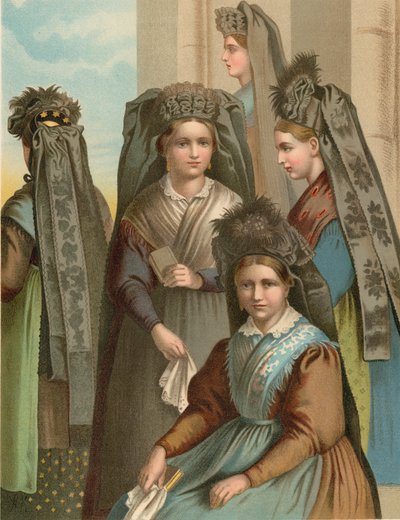 Traje alemão, Thuringen de Albert Kretschmer