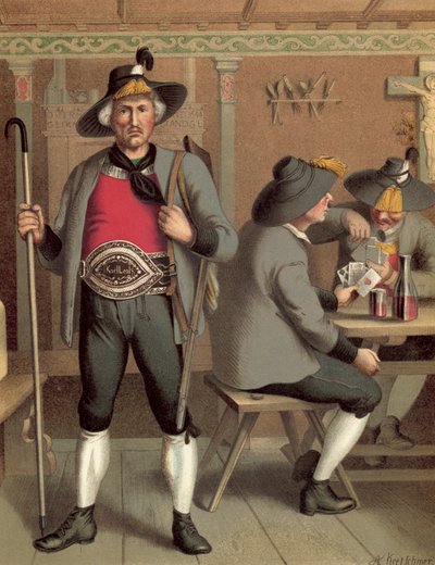 Traje alemão, Tirol Billerthal de Albert Kretschmer