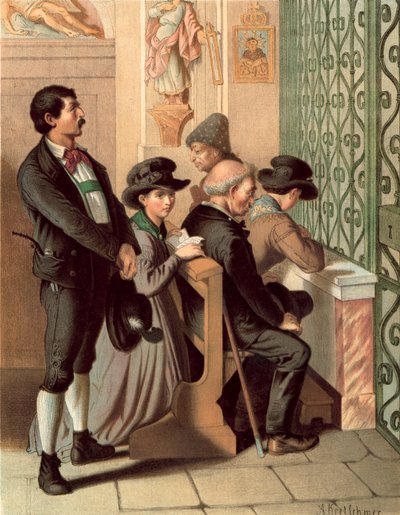 Traje alemão, Tirol, Ober-Innthal de Albert Kretschmer
