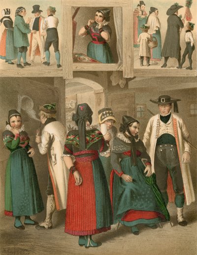 Traje alemão, Westphalen de Albert Kretschmer