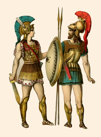 Guerreiros gregos de Albert Kretschmer