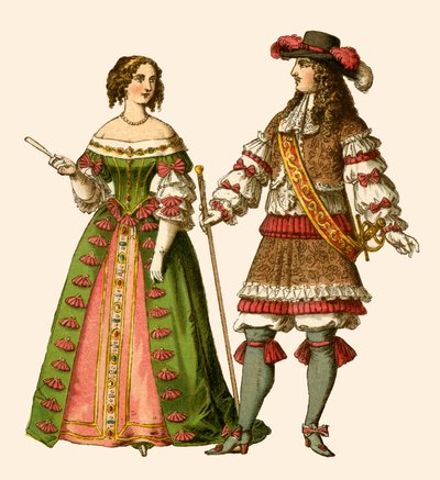Rei Luís XIV da França e Maria Teresa Rainha da França de Albert Kretschmer