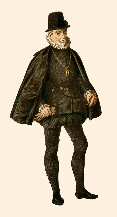 Rei Filipe II de Espanha de Albert Kretschmer