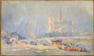 Nas docas de Paris de Albert Lebourg