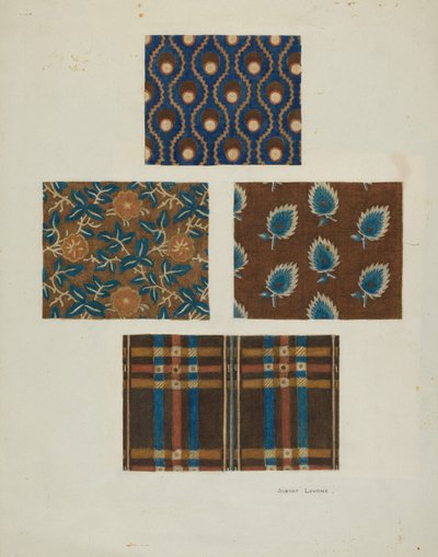 Estampas de algodão de Albert Levone
