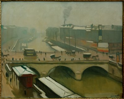 Vista do Pont St. Michel em Paris de Albert Marquet