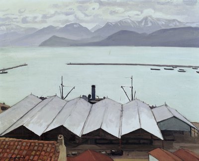 Bougie, Porto da Argélia (óleo sobre tela) de Albert Marquet