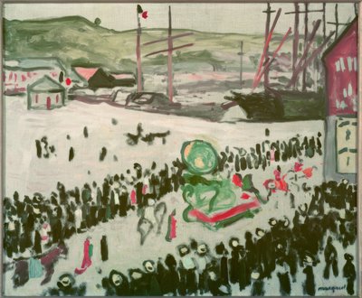 Carnaval na praia de Albert Marquet