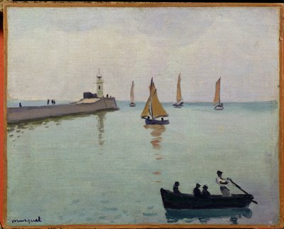 Entrada no Porto (óleo sobre tela) de Albert Marquet