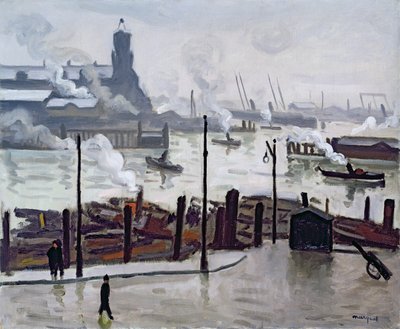 Porto de Hamburgo de Albert Marquet