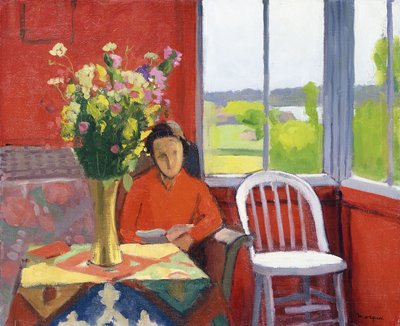 Interior em Hesnes, Noruega de Albert Marquet