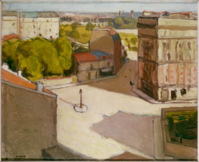 Lugar pequeno com candeeiro de Albert Marquet