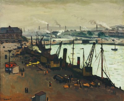 O Porto de Boulogne-sur-Mer de Albert Marquet