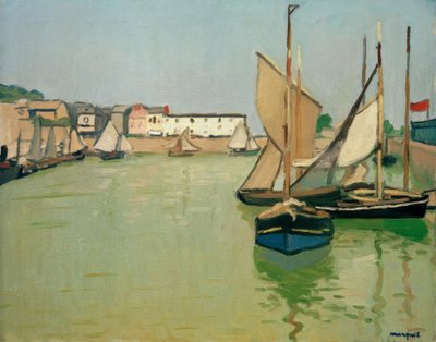 O porto de Honfleur de Albert Marquet