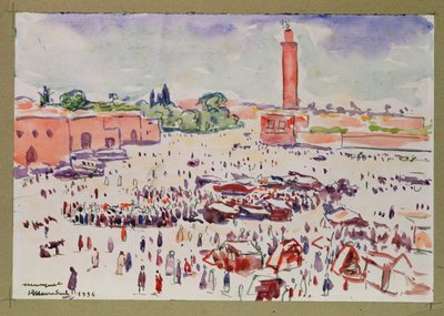 Marrakesh de Albert Marquet