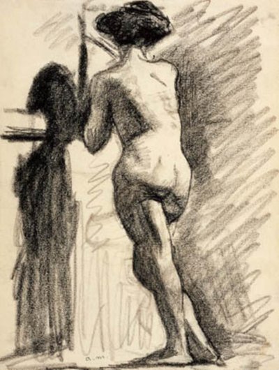 Modelo no bar de Albert Marquet