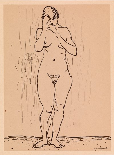 Mulher nua em pé de Albert Marquet