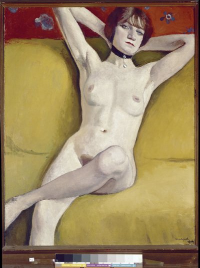 Nu no sofá de Albert Marquet