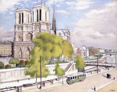 Paris, O Sena e Notre Dame de Albert Marquet