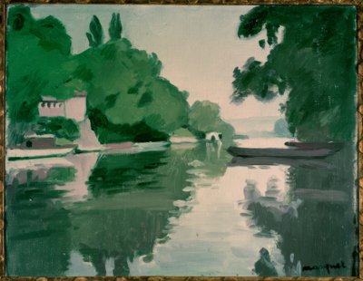 Paisagem em Chenevières de Albert Marquet