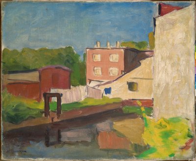 Casa rosa em Arcueil de Albert Marquet