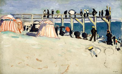 O Calçadão em Sainte-Adresse de Albert Marquet