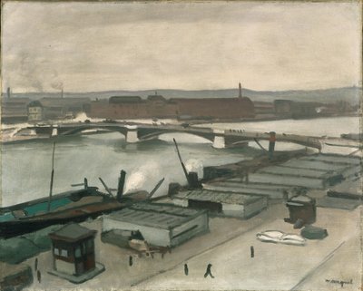 Os cais de Rouen de Albert Marquet