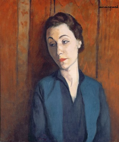 A Mulher de Azul de Albert Marquet