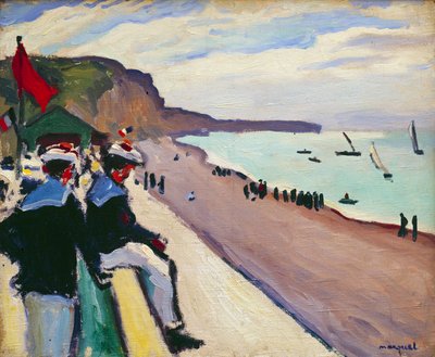 A praia de Fecamp de Albert Marquet
