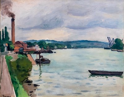 Vista do Sena (perto de Rouen) de Albert Marquet