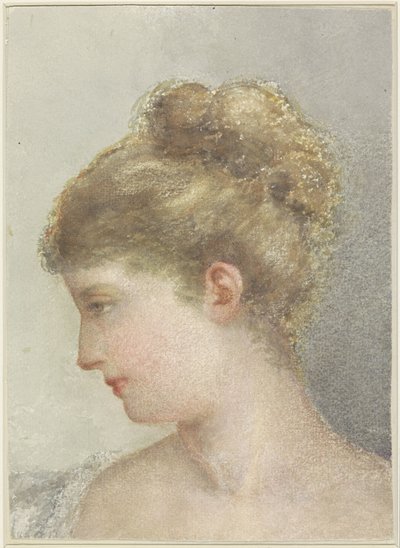 Cabeça de uma mulher, en profil à esquerda de Albert Martin