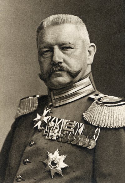 General Marechal de Campo von Hindenburg, 1923 de Albert Meyer