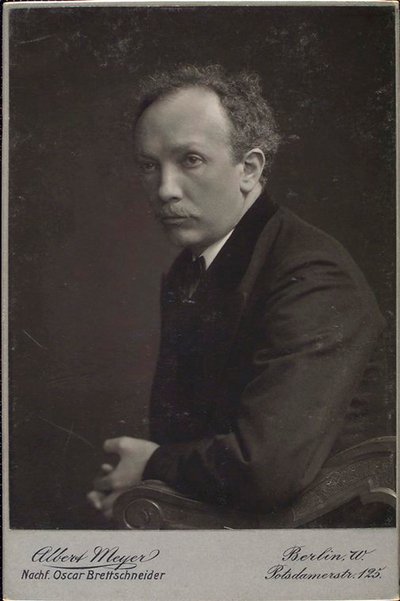 Richard Strauss, compositor alemão, final do século XIX ou início do século XX. de Albert Meyer