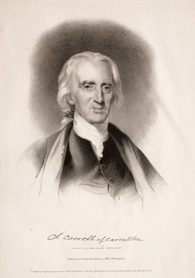 Charles Carroll de Carrollton, Maryland, 1832. de Albert Newsam
