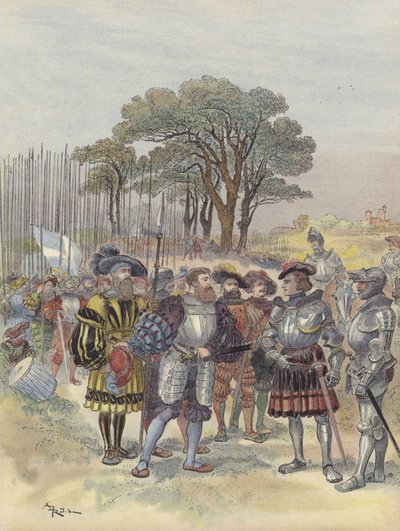 No campo de Bicocca, a demanda suíça paga, sai ou batalha de Albert Robida